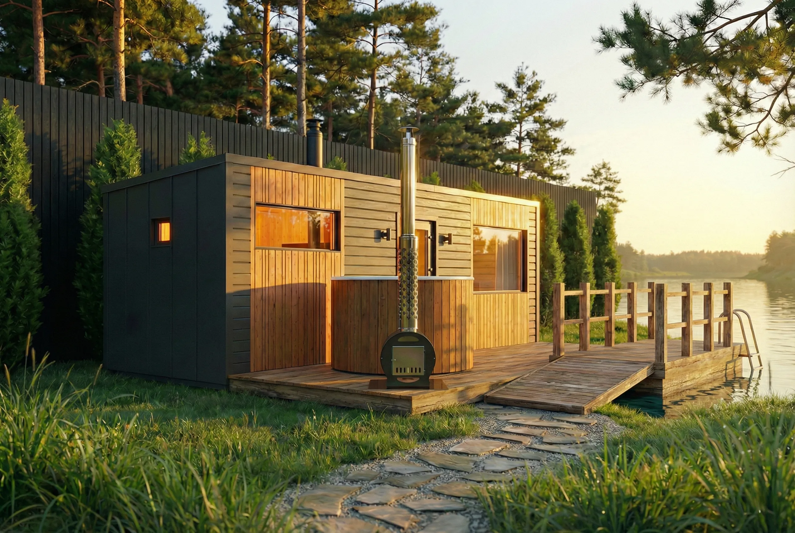 Баня LINE bathhouse